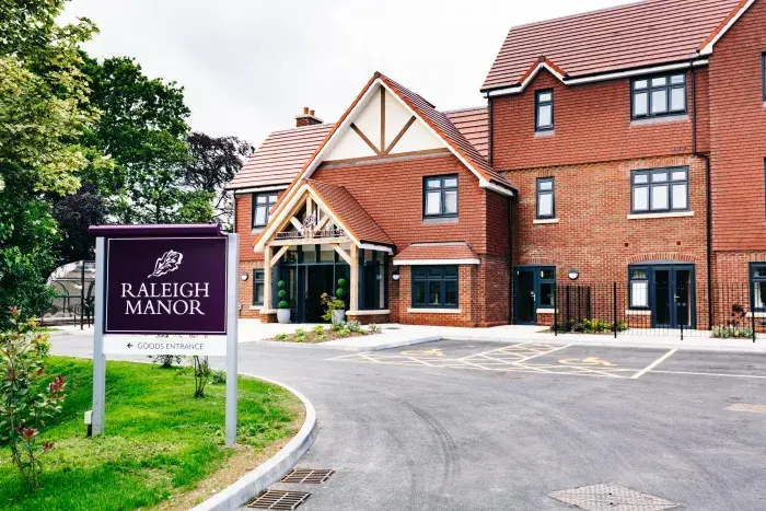 Raleigh Manor care home in Exmouth