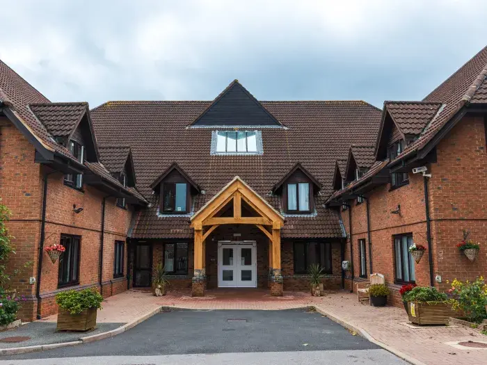Front of building at Austen House Care Home