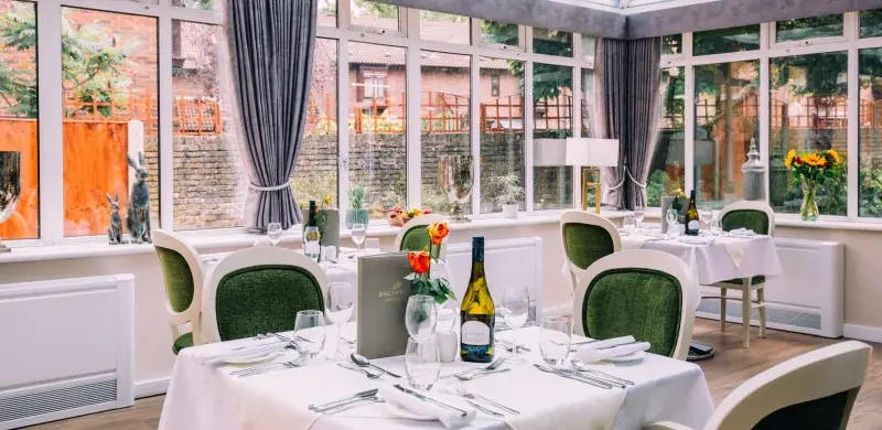Dining room at Peony Court care home