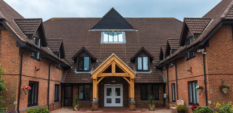 Front of building at Austen House Care Home